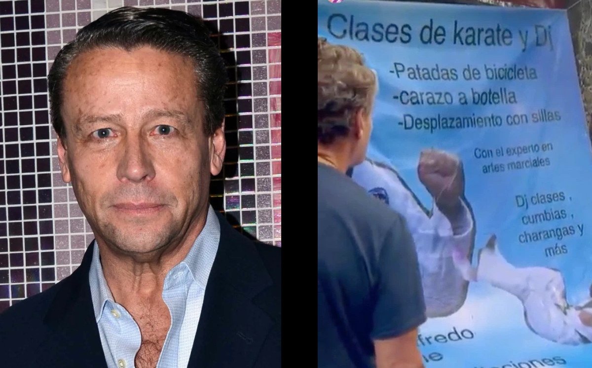 Alfredo Adame enfurece; cuelgan mantas con burlas afuera de su casa