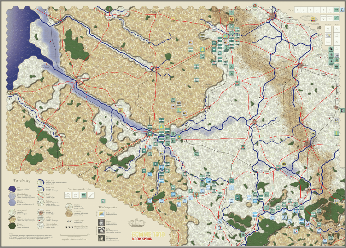 Somme 1918Map