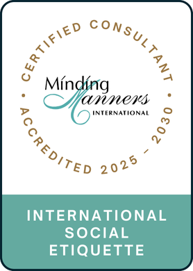 MMI Certified Social Etiquette Consultant Badge