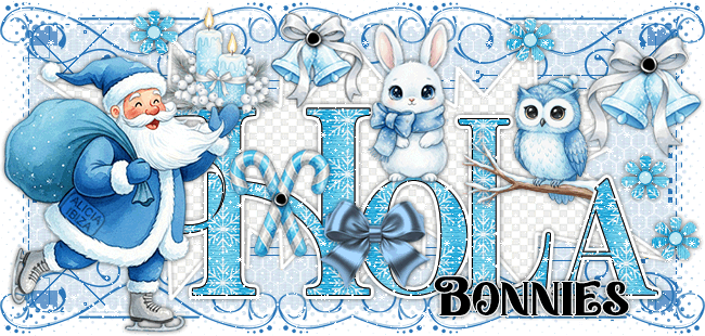 Hola Whimsical Christmas bonnies