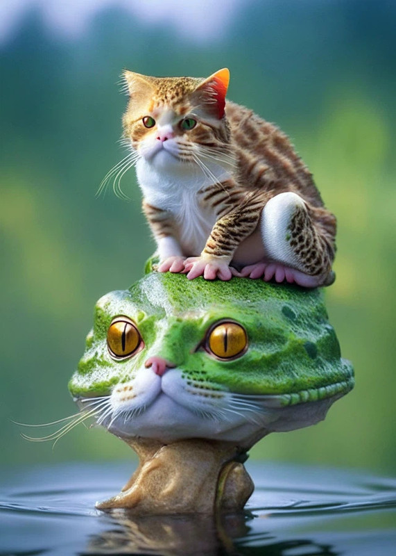 A_cat_riding_a_frog__993779357__5cbob96hbC3U__modelName_modelVersion__dreamlike-art