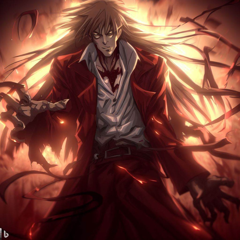 Hanime on Anime's Character of the Month of October: Alucard