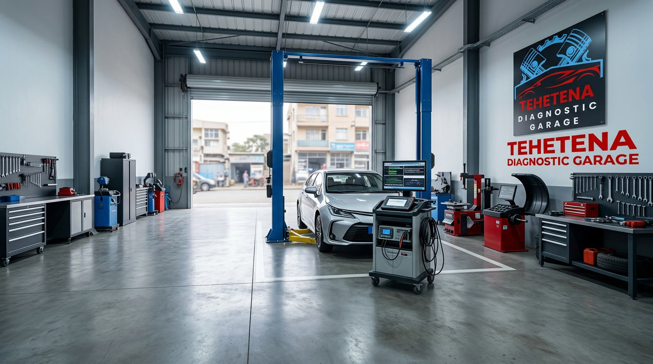 Transmission service and gearbox repair at Tehetna Diagnostic Garage Addis Ababa