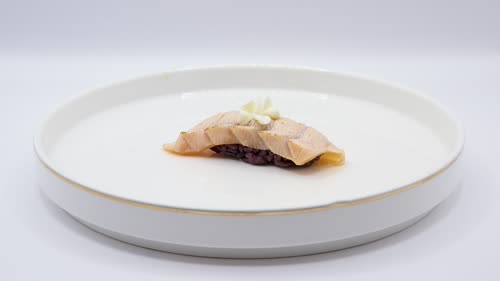 224. Nigiri sake nero flame Phila - 2 pezzi