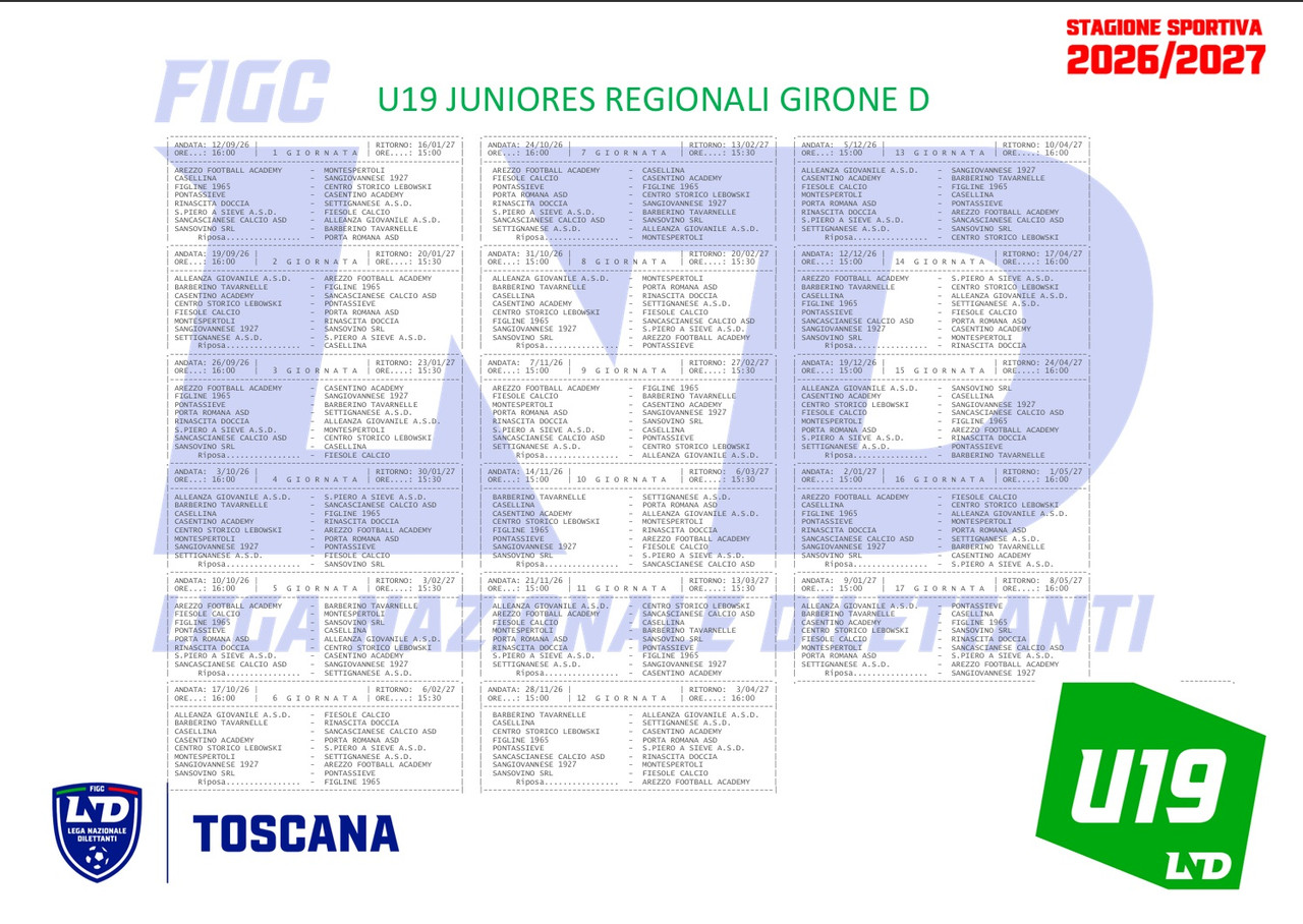 Juniores-Regionali-Girone-D