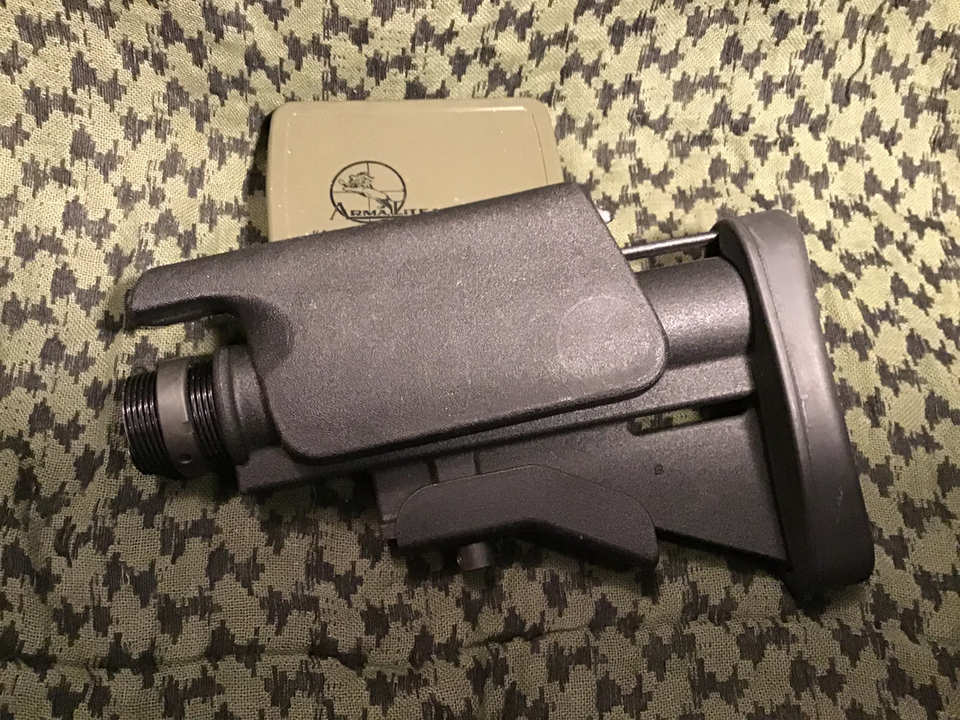 Retro 80’s Bushmaster Aluminum CAR stock & original buffer tube w