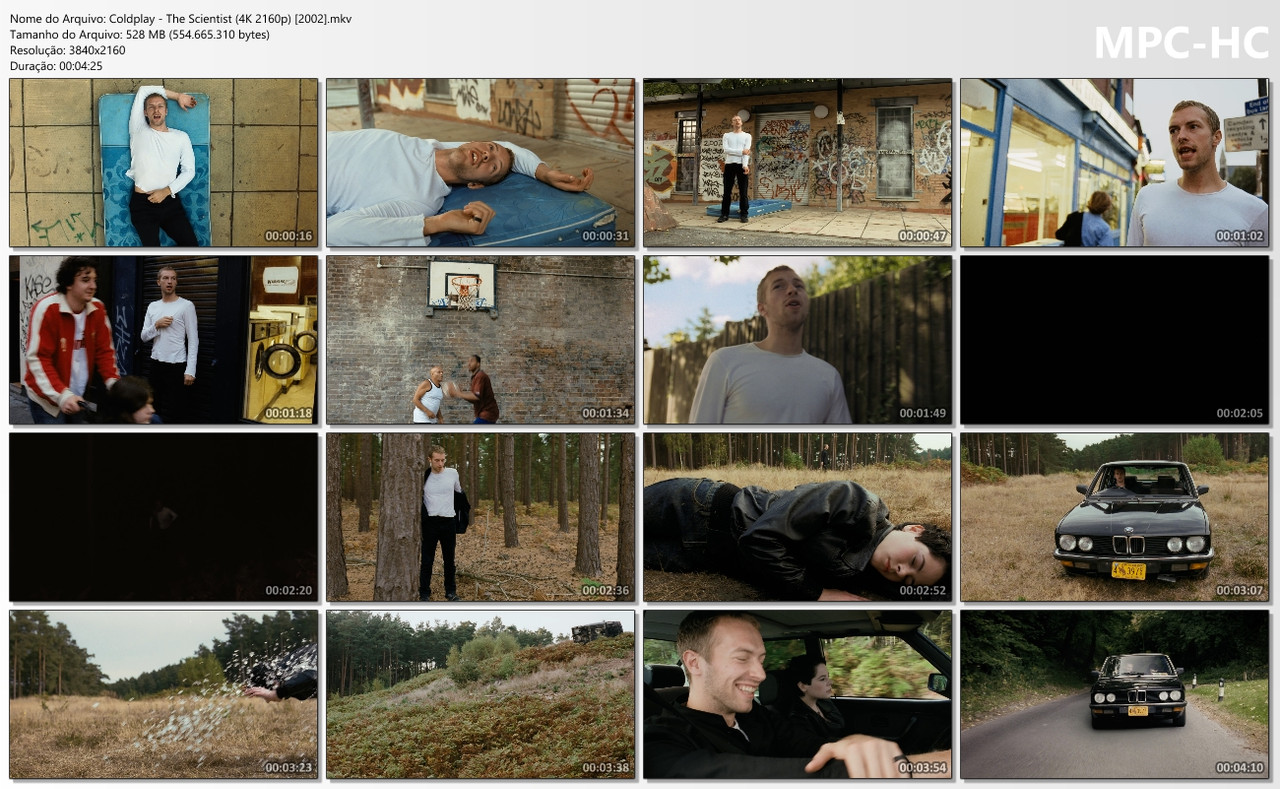 Coldplay - The Scientist (Official Video 4K 2160p) [2002]