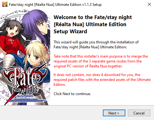 Fate/Stay Night [Realta Nua] - Ultimate Edition (thread