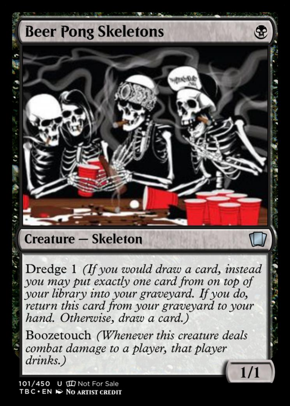 Beer Pong Skeletons