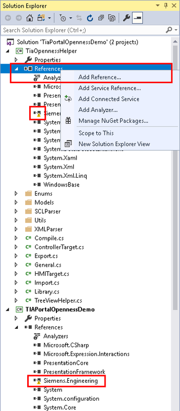 Import PDLs WinCC import data in the XML compus with WinCC (TIA Portal)