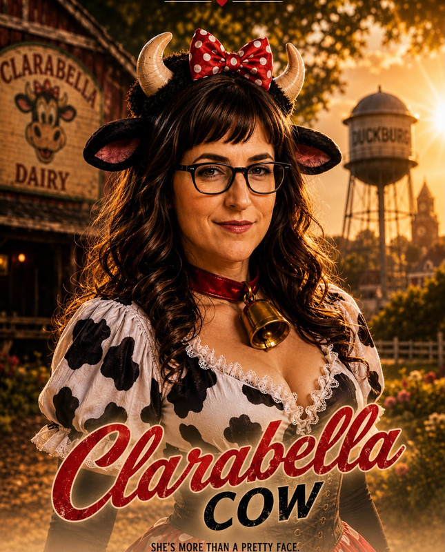Mayim Bialik Clarabella Cow