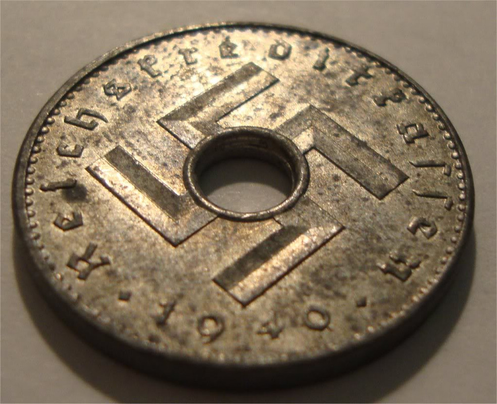 Alemania •1940• 10 Reichspfennig •Territorios Ocupados• 1940c