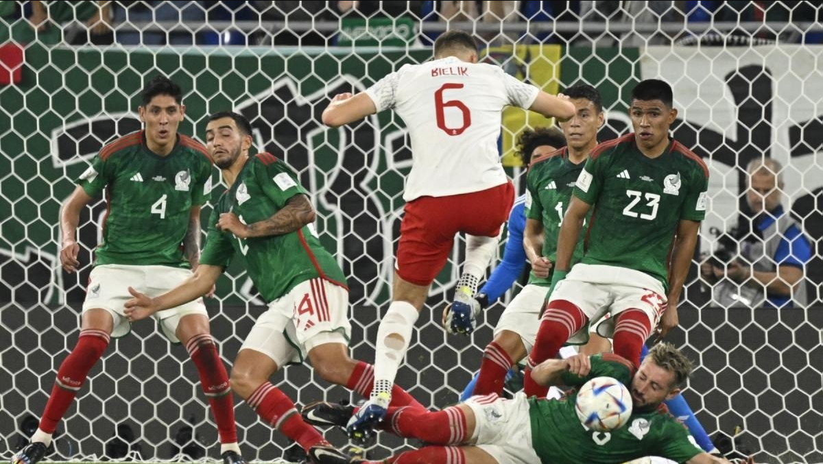 México empata con Polonia durante su debut en el Mundial de Qatar 2022