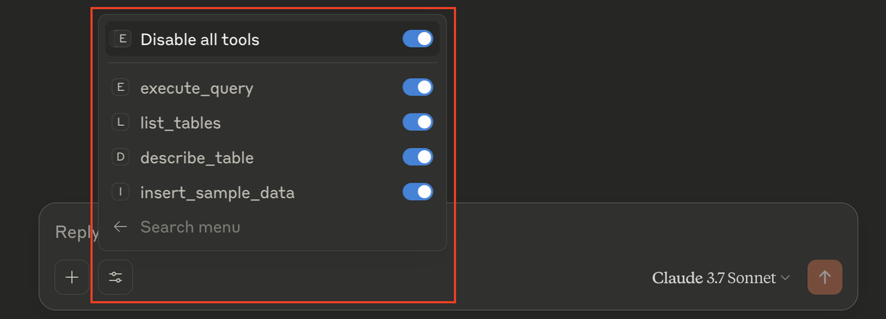 MCP server tools