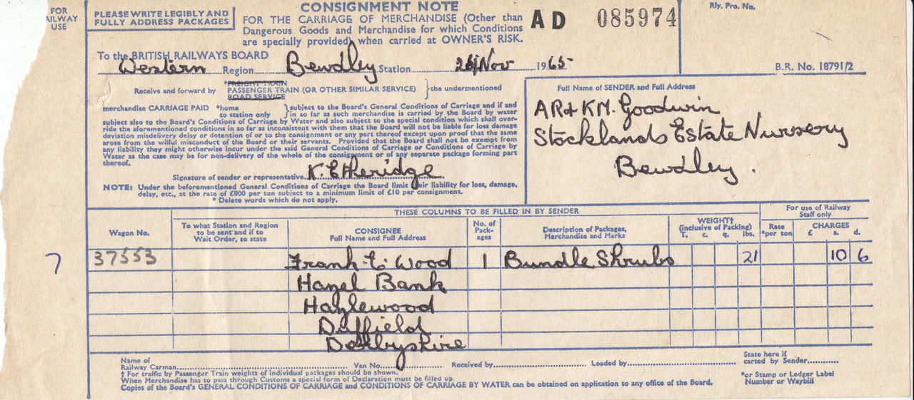 Bewdley Consignment Notes (44)