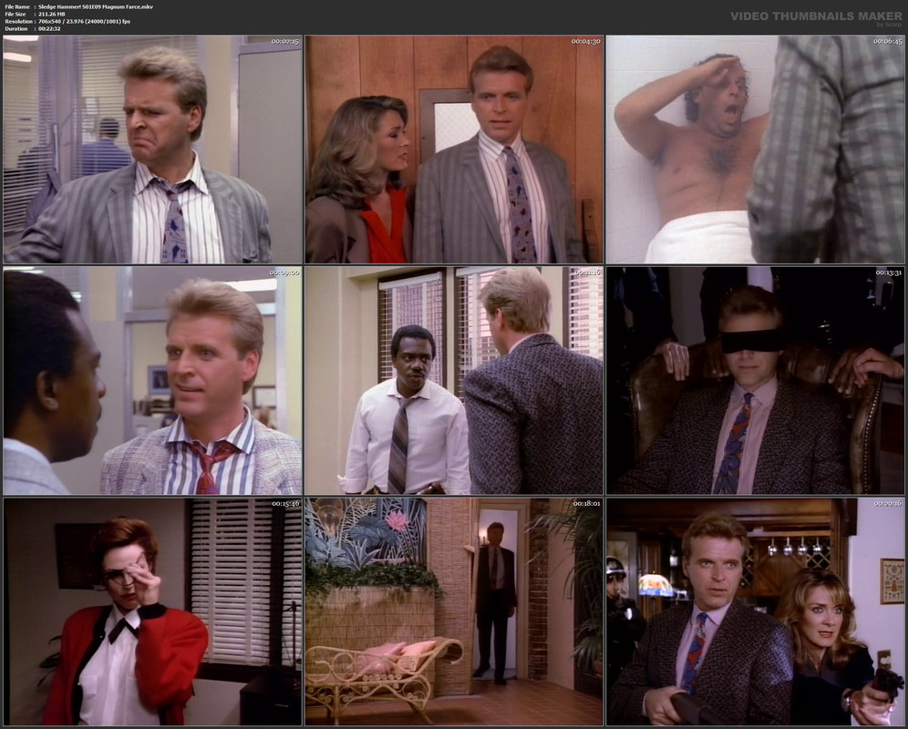 Sledge Hammer! S01E09 Magnum Farce.mkv