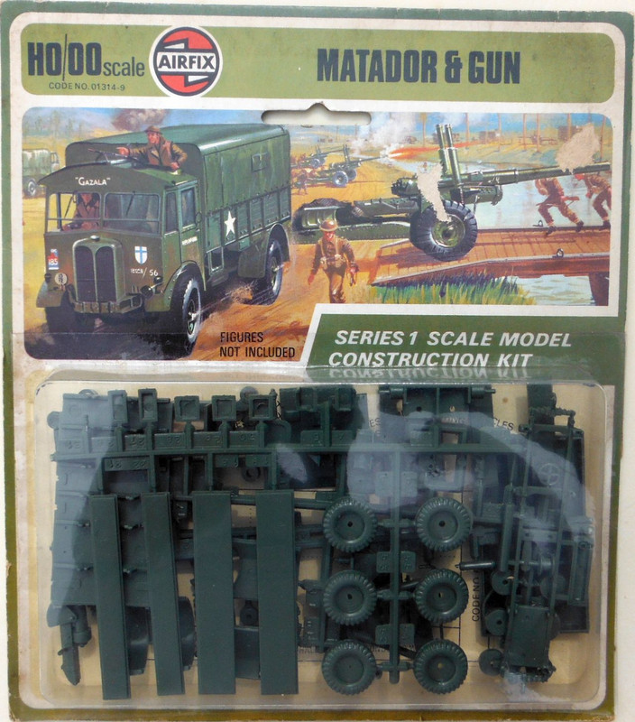 Airfix 76 AEC Matador & 5.5 Inch Gun (01314-9)