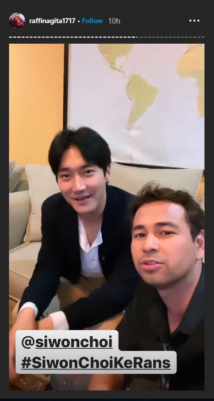 Siwon Super Junior dan Raffi Ahmad.
