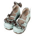  Teal shoes 
