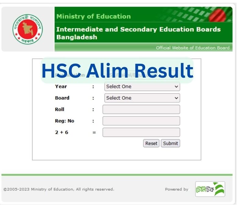 Madrasah Board Result