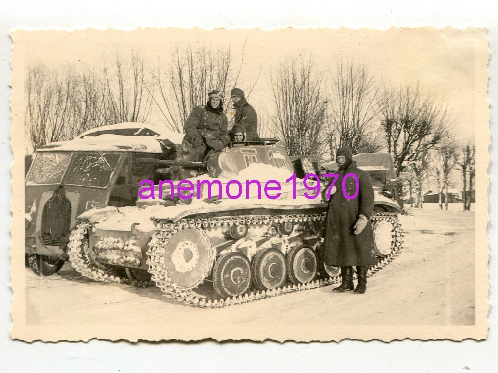 Foto, Wehrmacht, Panzer II, Turmnummer. II, 11, Führungspanzer, Russland