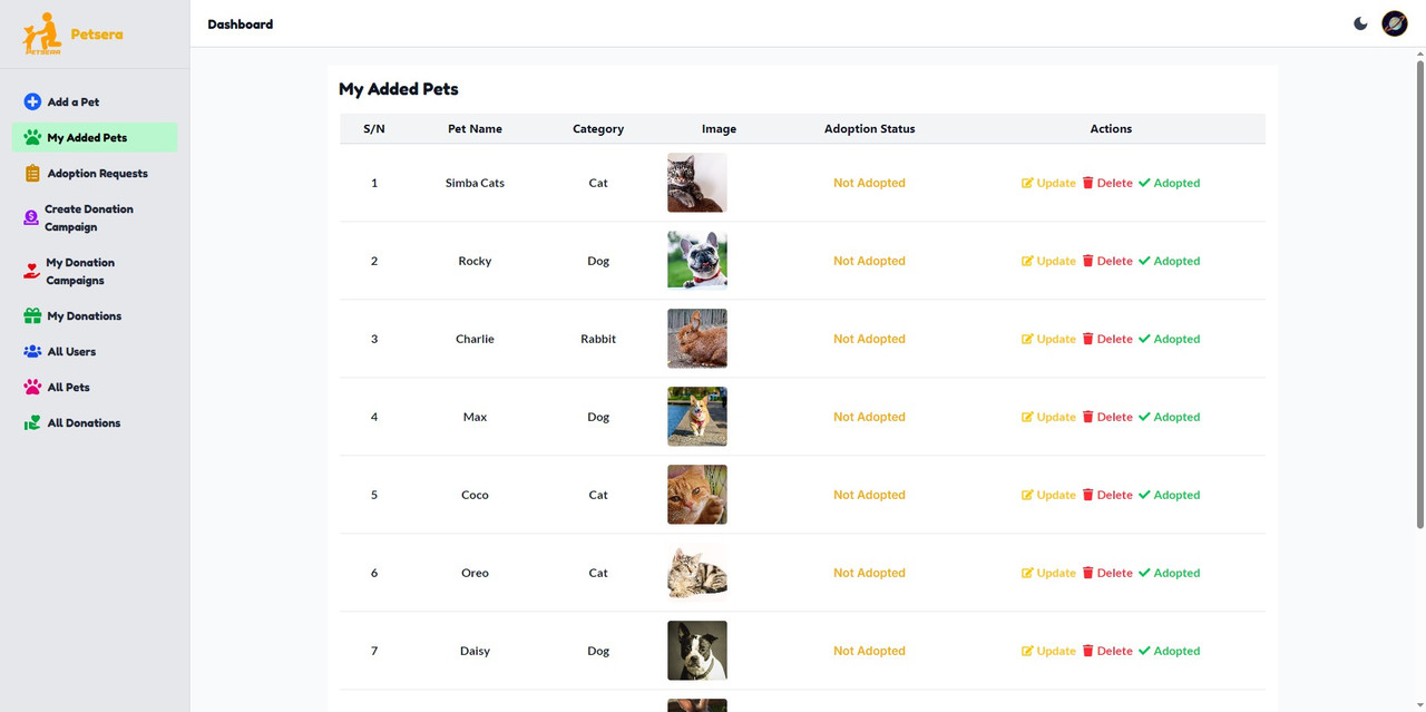 Petsera — MERN Pet Adoption & Donation Platform screenshot 6