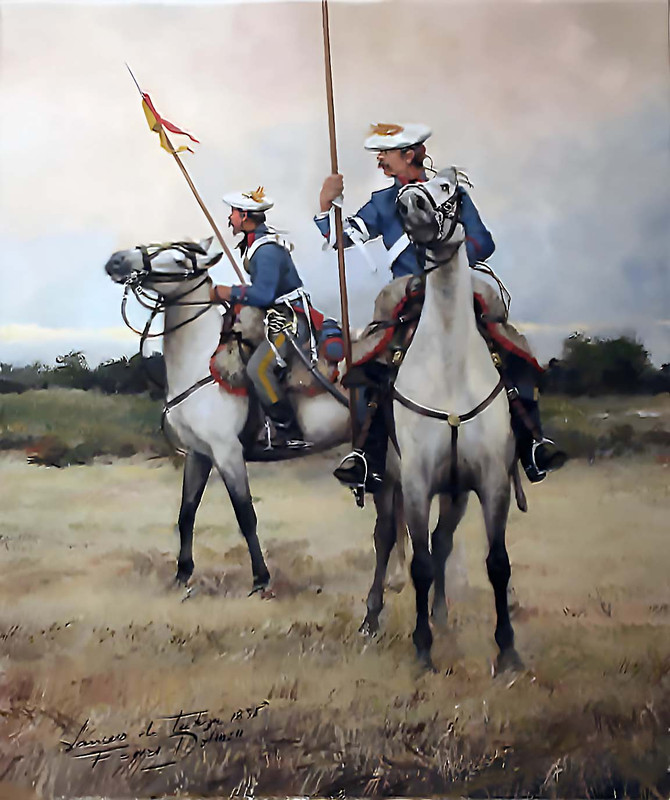 Carlismo-Augusto Ferrer Dalmau-Lanceros de Tortosa