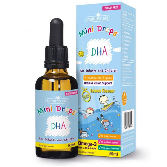 Natures Aid Dha Drops(Omega 3) For Infants And Children 50Ml
