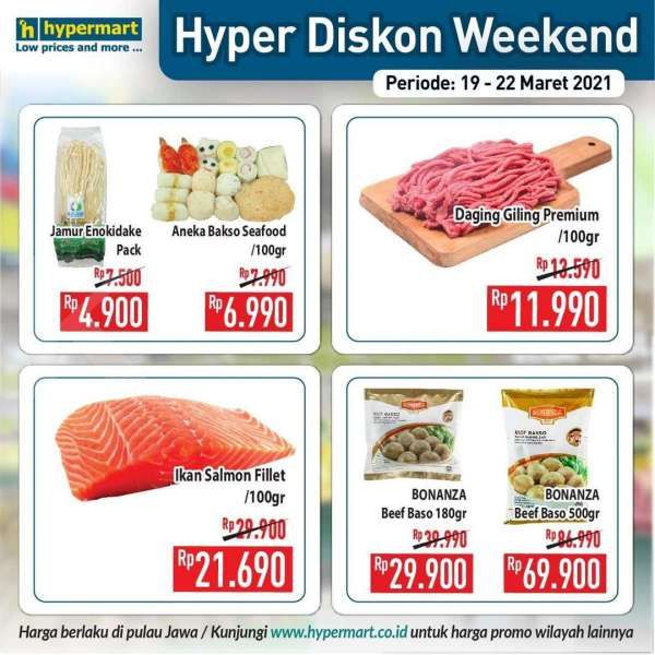 Katalog Promo Hypermart 19-22 Maret 2021 
