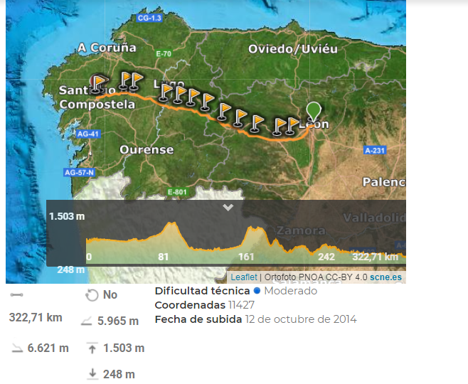 Camino de Santiago en bici desde León en 6 etapas - Foro Galicia