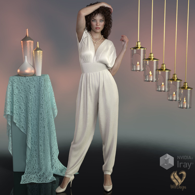 dForce Rosalynn Outfit for Genesis 8 Female dForce Rosalynn Outfit for Genesis 8 Female