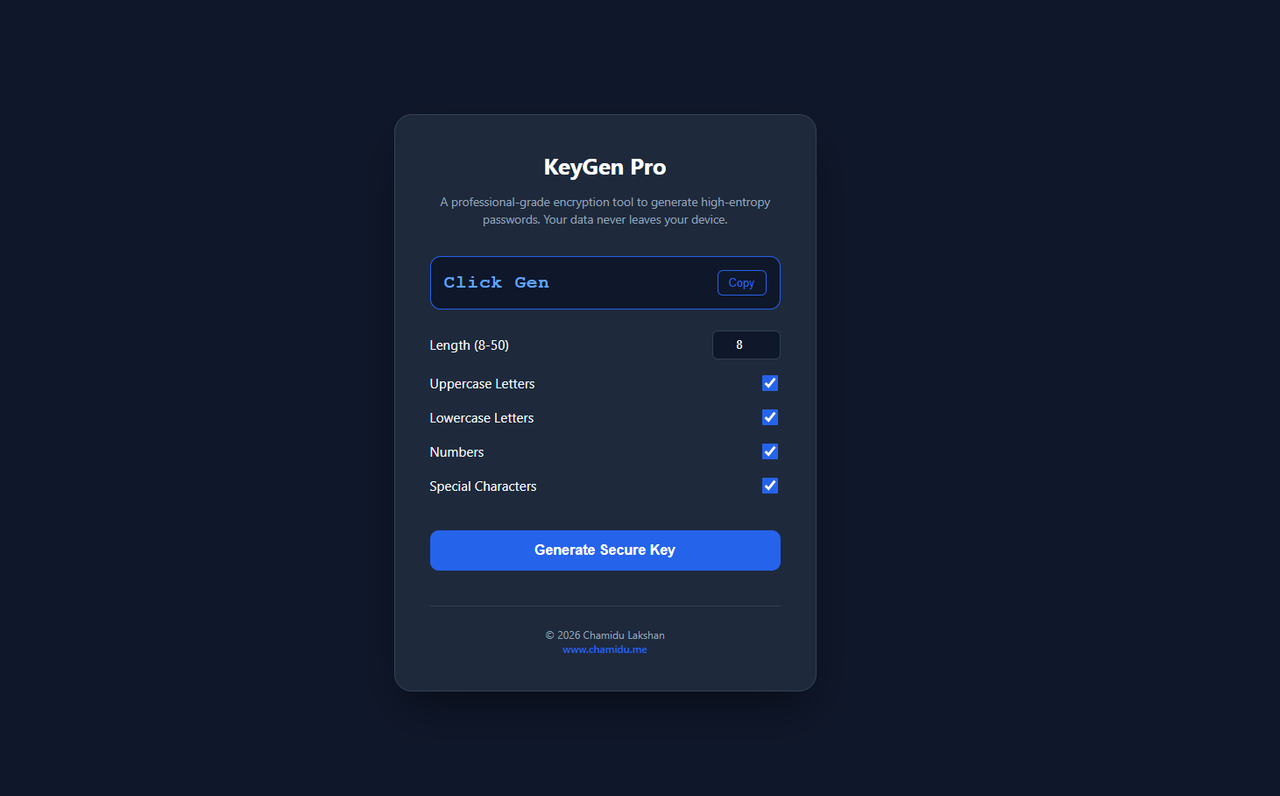 Password Generator Preview