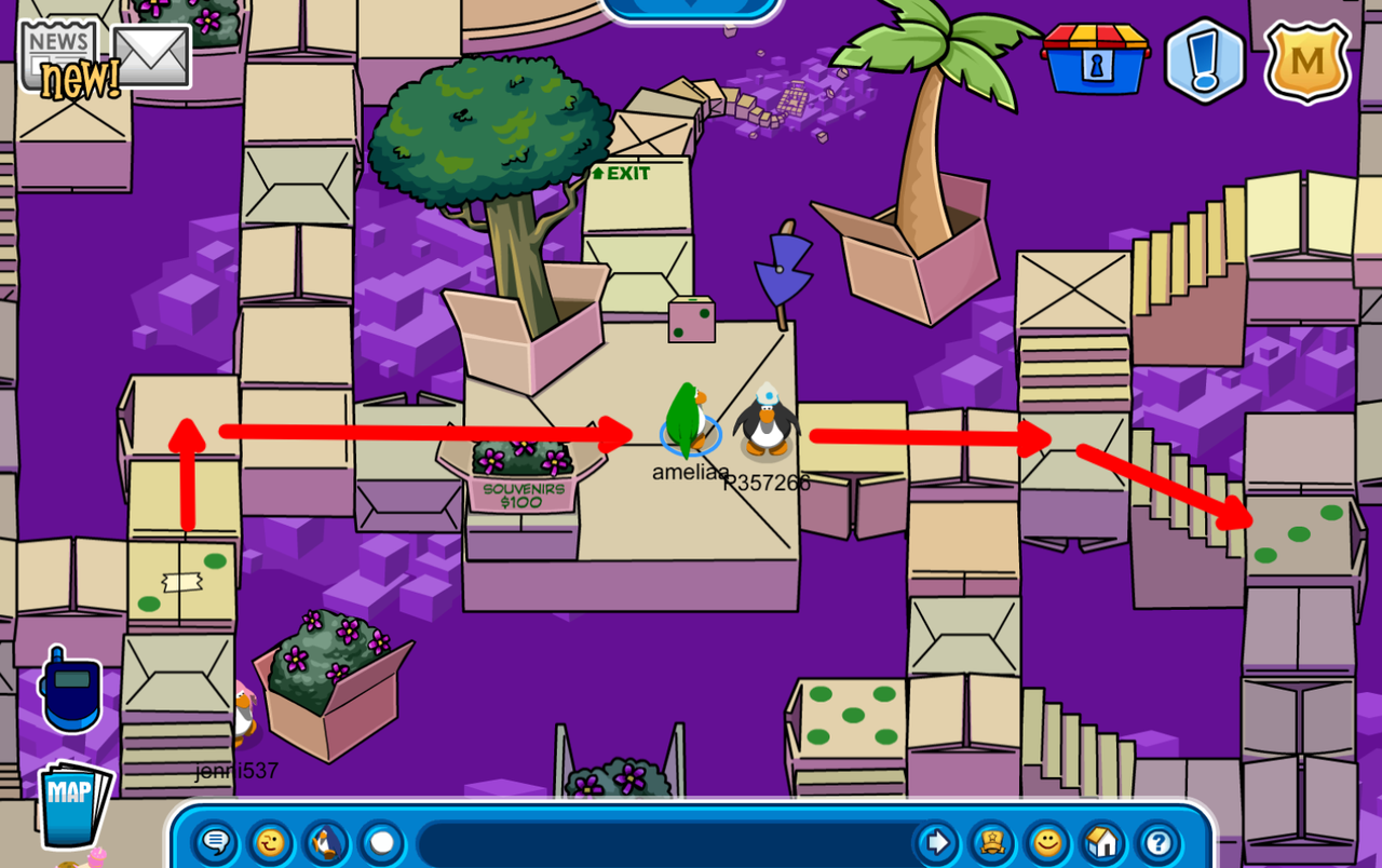 CPJourney April Fools 2026 Party- Sweet Sun Hat Maze Guide, second box Location
