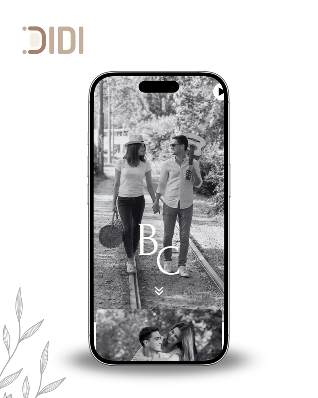 Invitación XV Eucalipto y Dorado