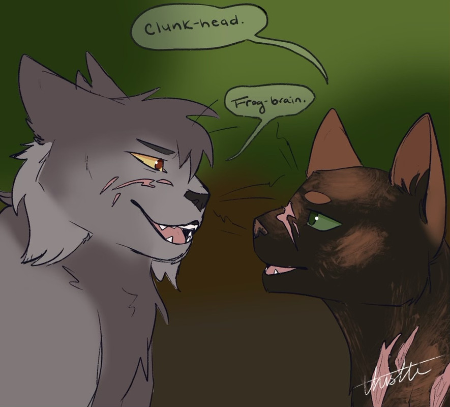 My SkyClan Leader, Deputy, and Medicine Cat. Credit to felidaze on