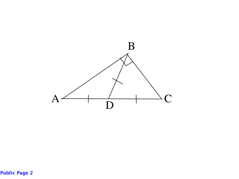 median of a right triangle statement 2