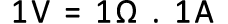 exemplo formula lei ohm