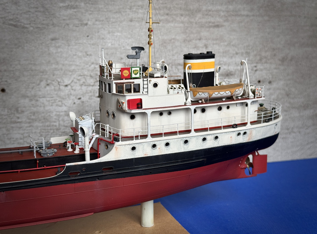Ship model - Shell Welder - 1955 - UK Tanker Coaster - 3D Print - 1:100 3