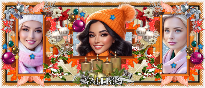 Bellas en Navidad valeria
