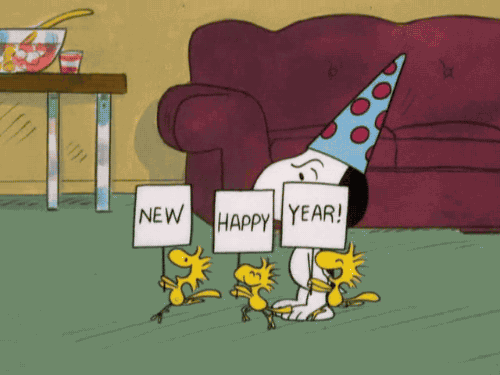 Snoopy gif happy new year