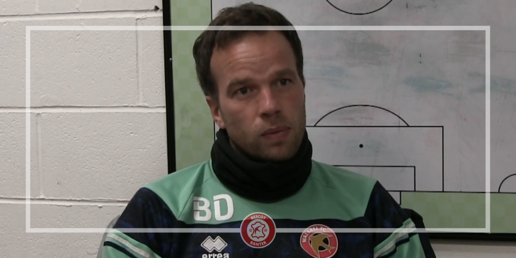 Brian Dutton has spoken ahead of this evening's clash with Barrow.