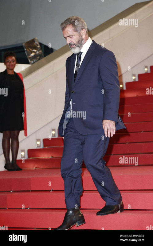 mel gibson at the blood father premiere during cannes film festival in cannes france 21st may 2016 2
