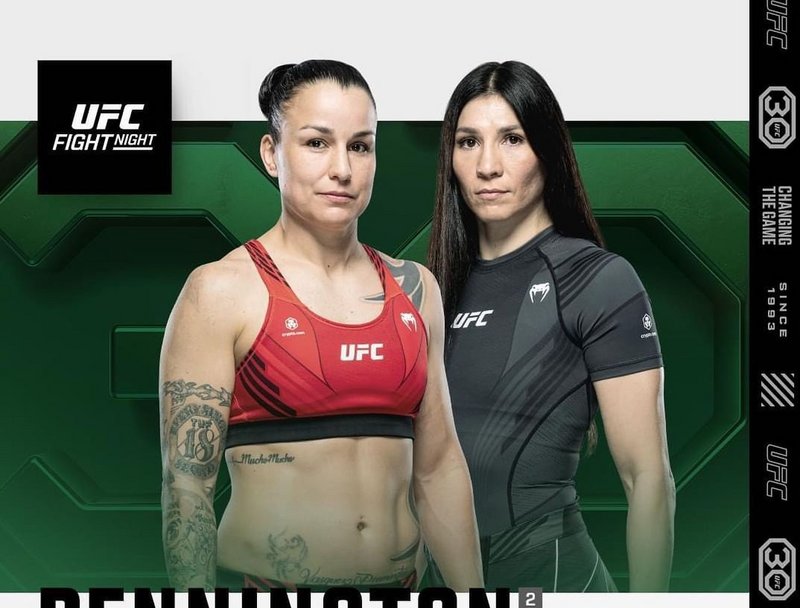 Ракел Пенингтън срещу Ирен Алдана 2 на UFC Vegas 73 