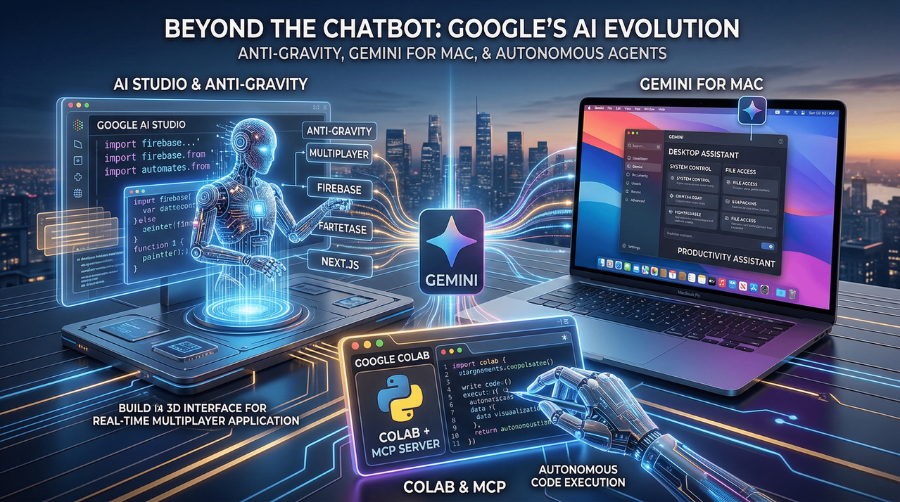Beyond the Chatbot: Google’s AI Evolution with Antigravity, Gemini for Mac, and Autonomous Agents