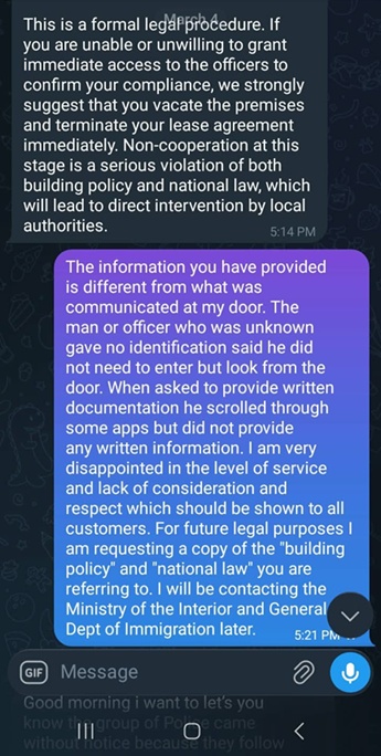 Messenger creation Chat log 4