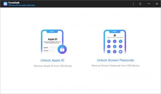 FoneGeek iPhone Passcode Unlocker 2.2.1.1