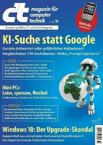 Cover: ct Magazin für Computertechnik No 10 vom 22  April 2023