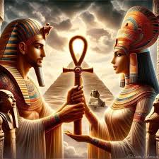 Pharaoh with Queen and Children