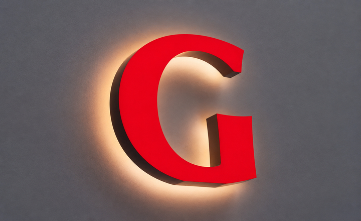 ALC-04-B acrylic luminous letter with waterproof performance and color options