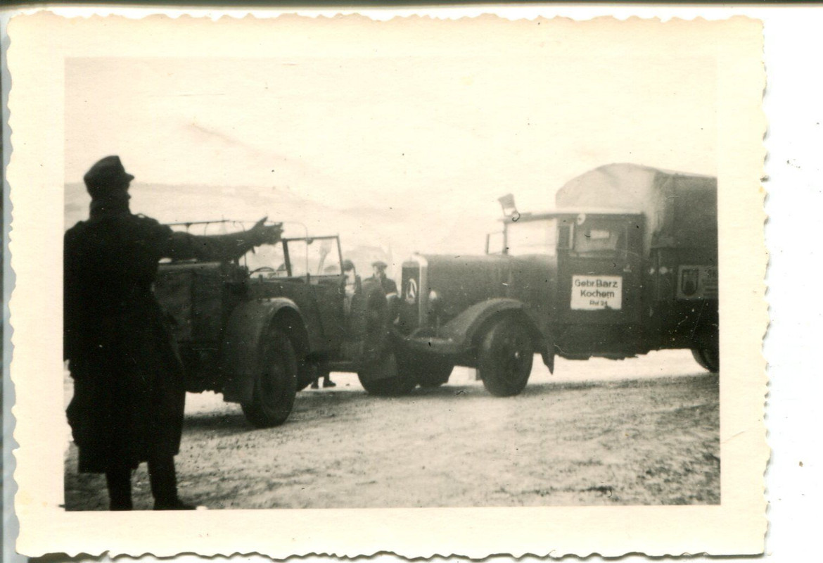 Orig.Foto Mercedes - LKW Kübelwagen Wehrmacht Zu